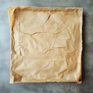 Oven set to 350°F and an 8x8 pan lined with parchment for high protein sweet potato brownies.