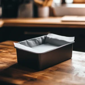 Preheating oven and lining loaf pan for banana bread high protein low calorie recipe