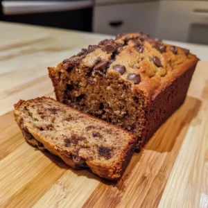 Freshly baked banana bread cooling on a rack before slicing for banana bread high protein low calorie