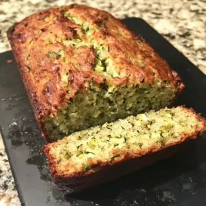 Cooling zucchini bread on a rack before slicing into moist, protein-rich slices.